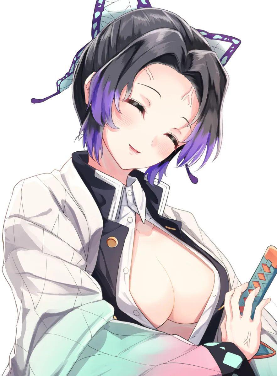 【P站美图】鬼灭之刃蝴蝶忍污p站精选!