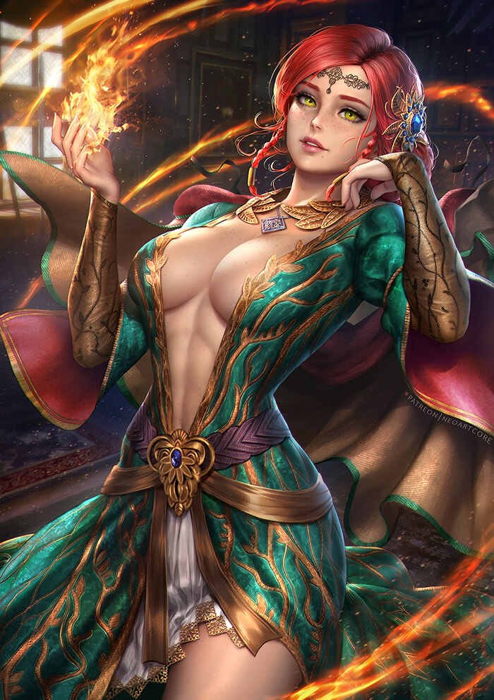 泰国画师《NeoArtCorE》插画往期作品欣赏