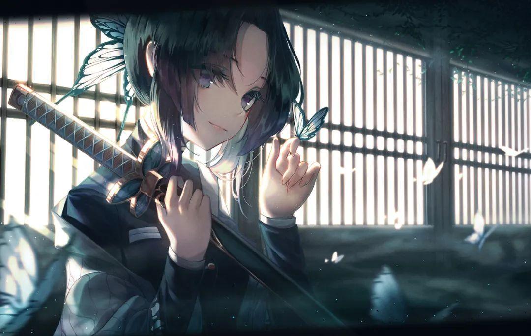 【P站美图】鬼灭之刃蝴蝶忍污p站精选!