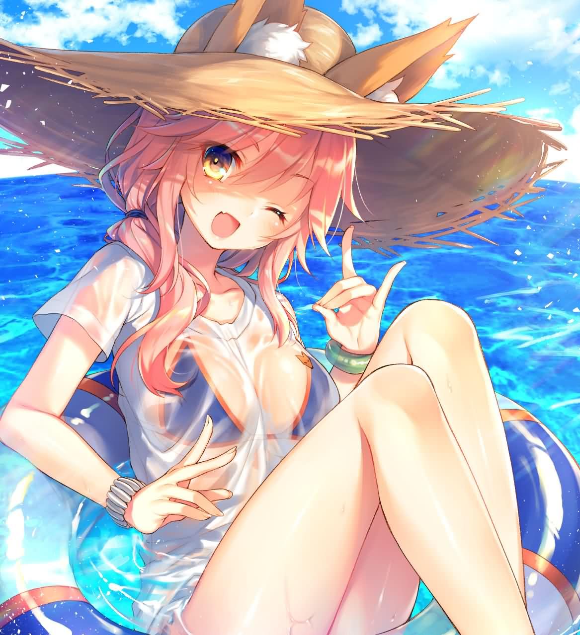 【P站精选】夏季绅士必备,《动漫萌妹泳装》高清墙纸特辑!