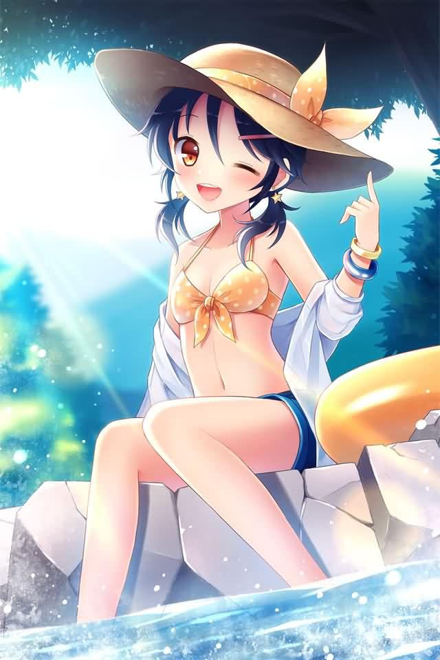 【P站精选】夏季绅士必备,《动漫萌妹泳装》高清墙纸特辑!