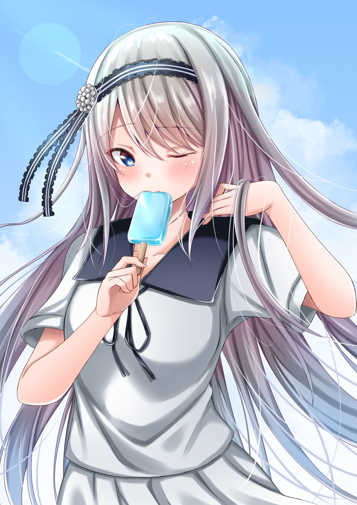 【P站精选】隐藏兄控《白银圭妹妹 想让我告白》高清墙纸特辑!
