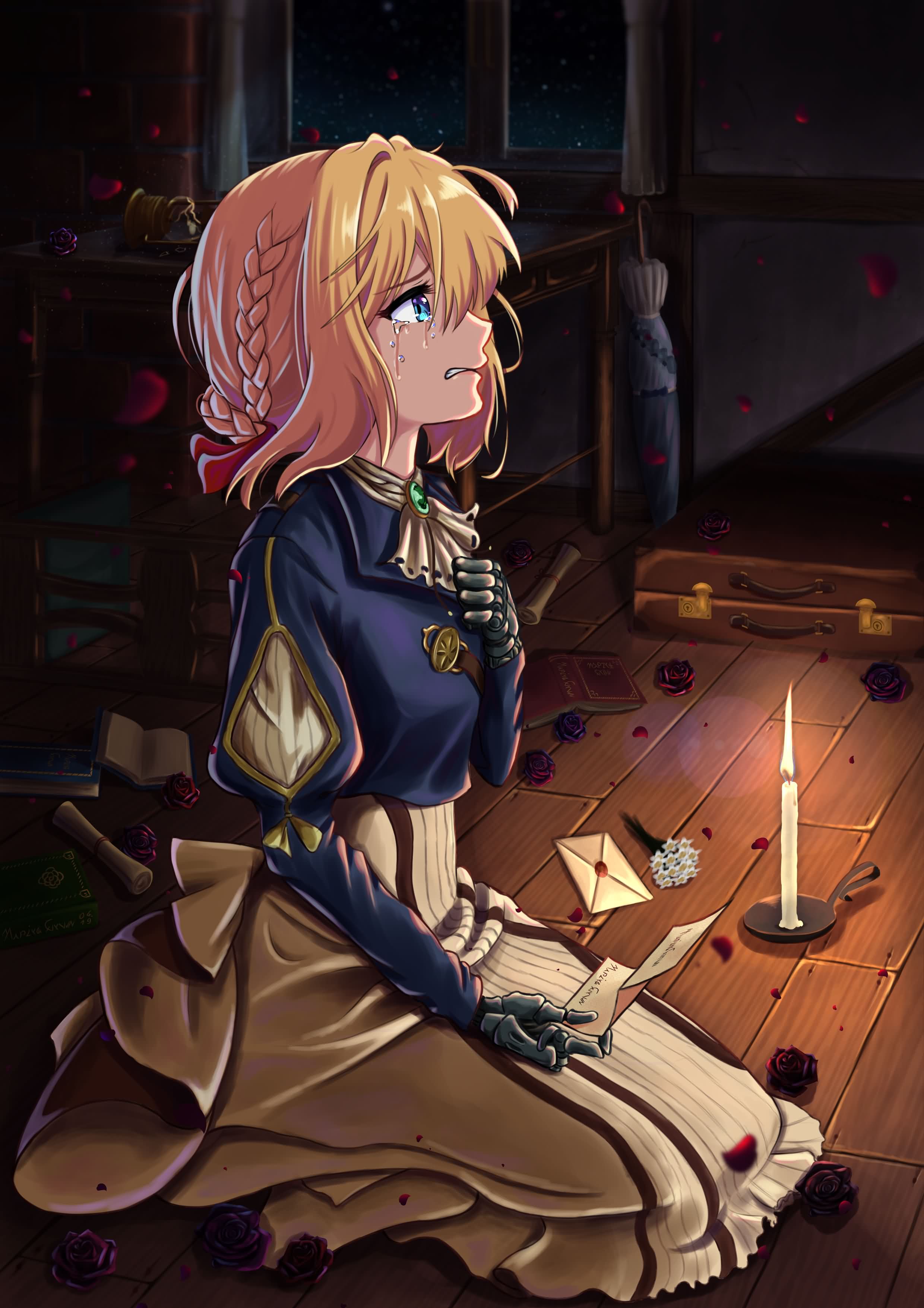 【P站精选】花之女神,紫罗兰永恒花园《薇尔莉特》高清墙纸特辑!