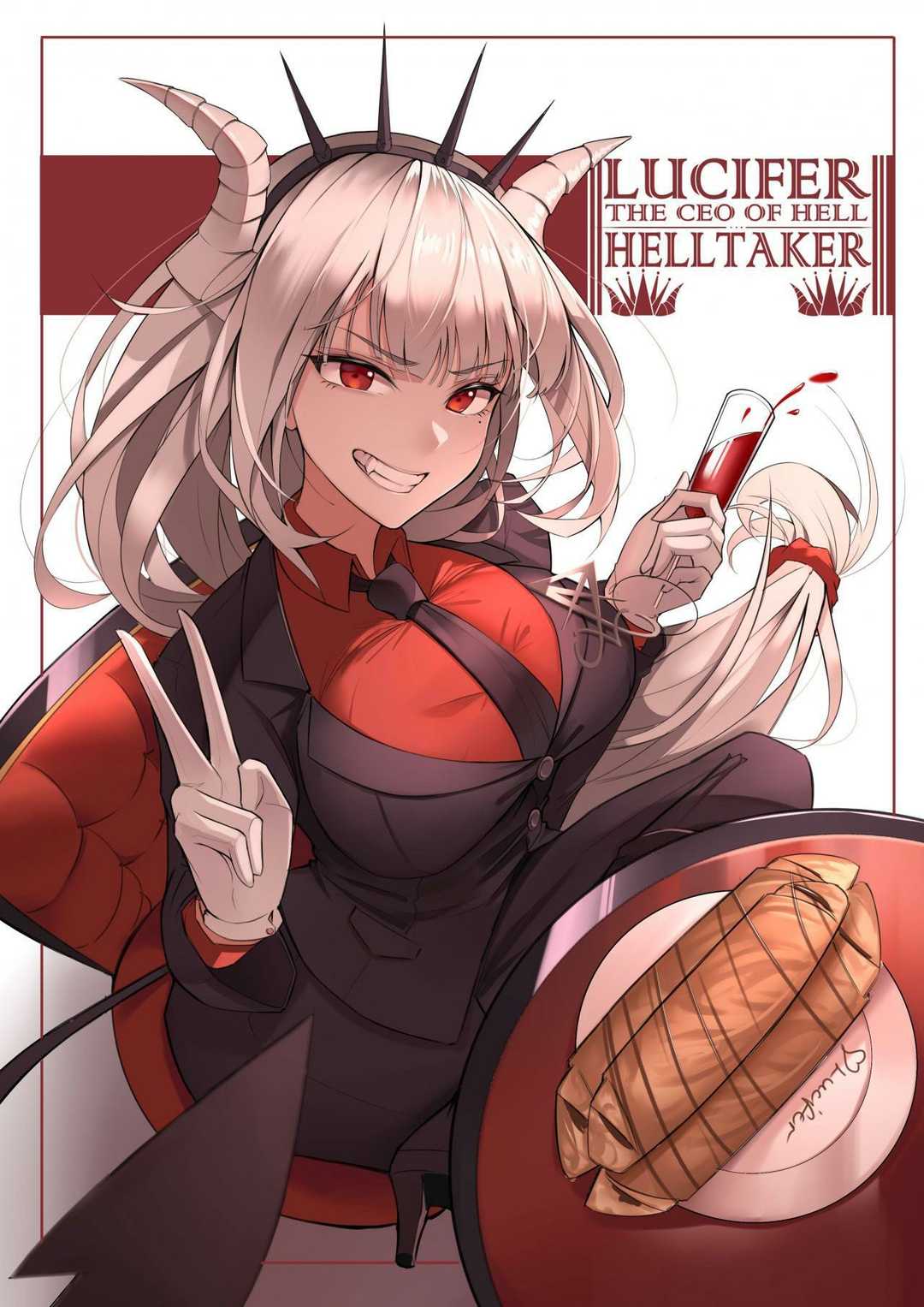 【P站精选】萌萌的美式卡通风格,地狱把妹王《Helltaker》特辑下载