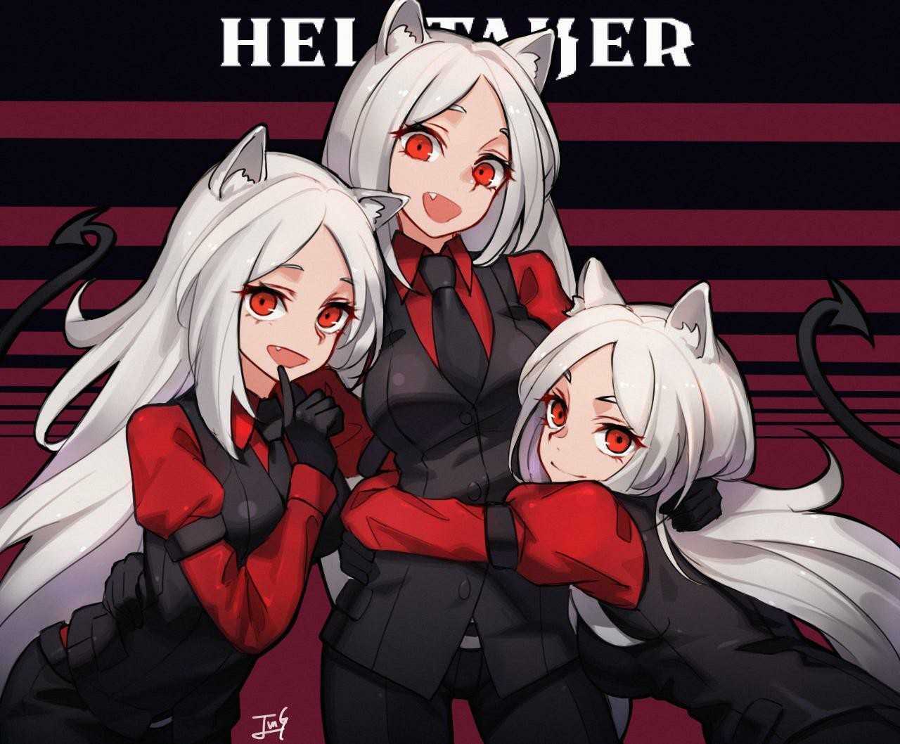 【P站精选】萌萌的美式卡通风格,地狱把妹王《Helltaker》特辑下载