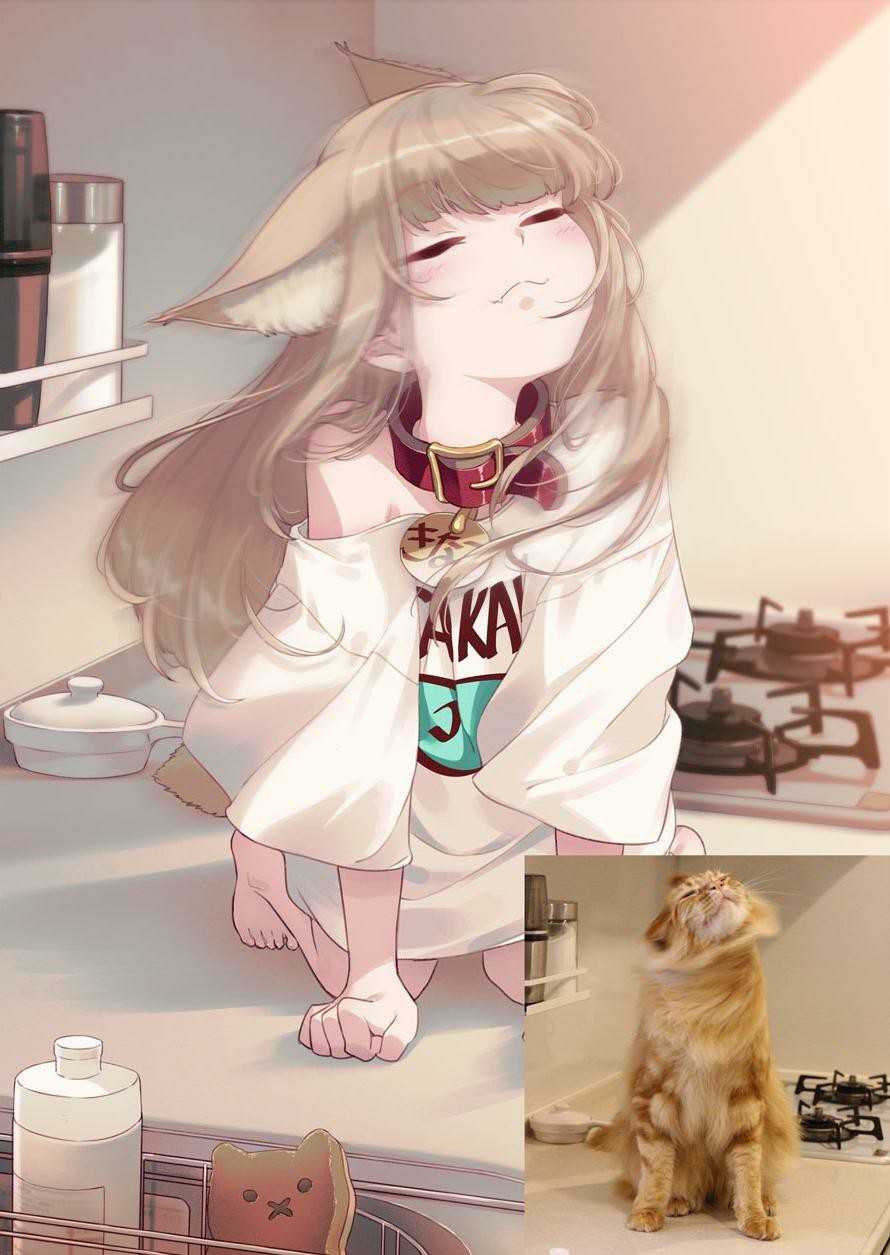 40原老师《将喵星人萝莉化》猫娘就是牠的化身!