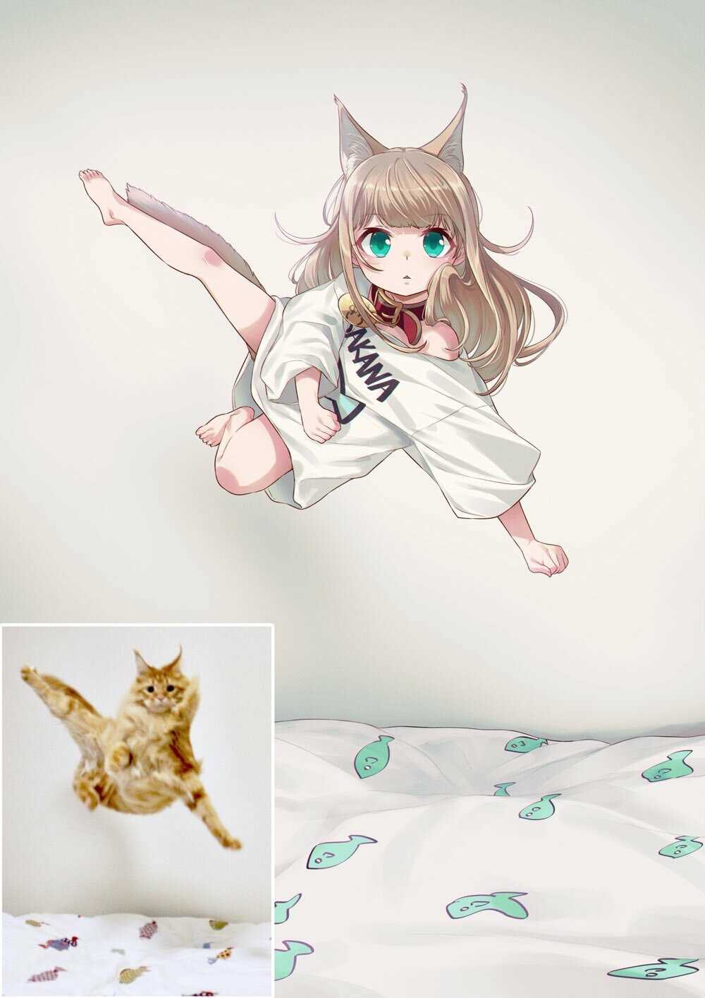 40原老师《将喵星人萝莉化》猫娘就是牠的化身!
