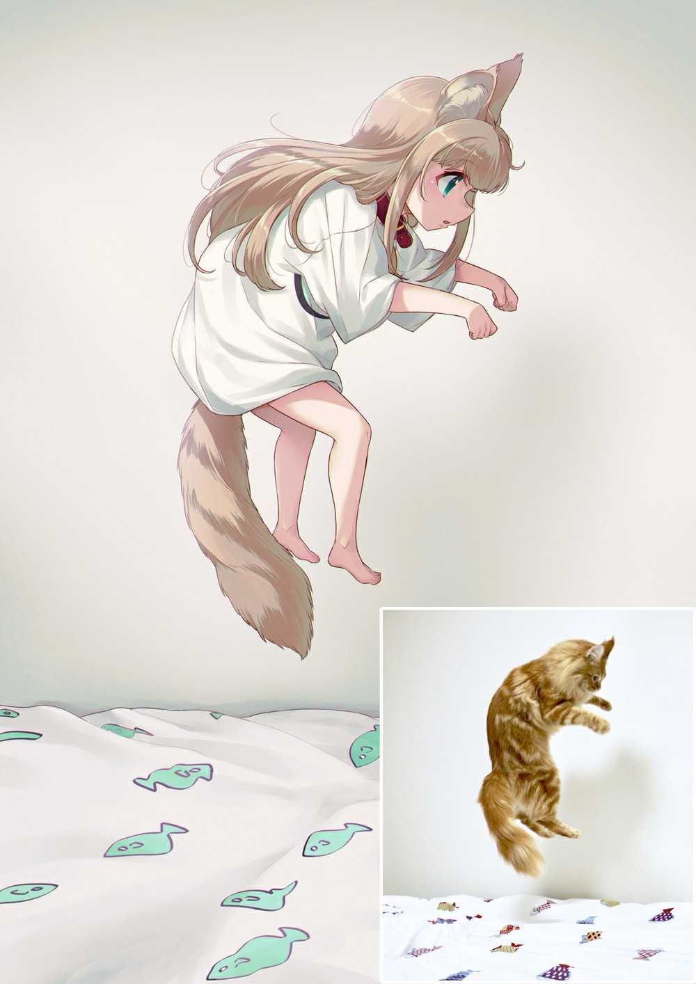 40原老师《将喵星人萝莉化》猫娘就是牠的化身!