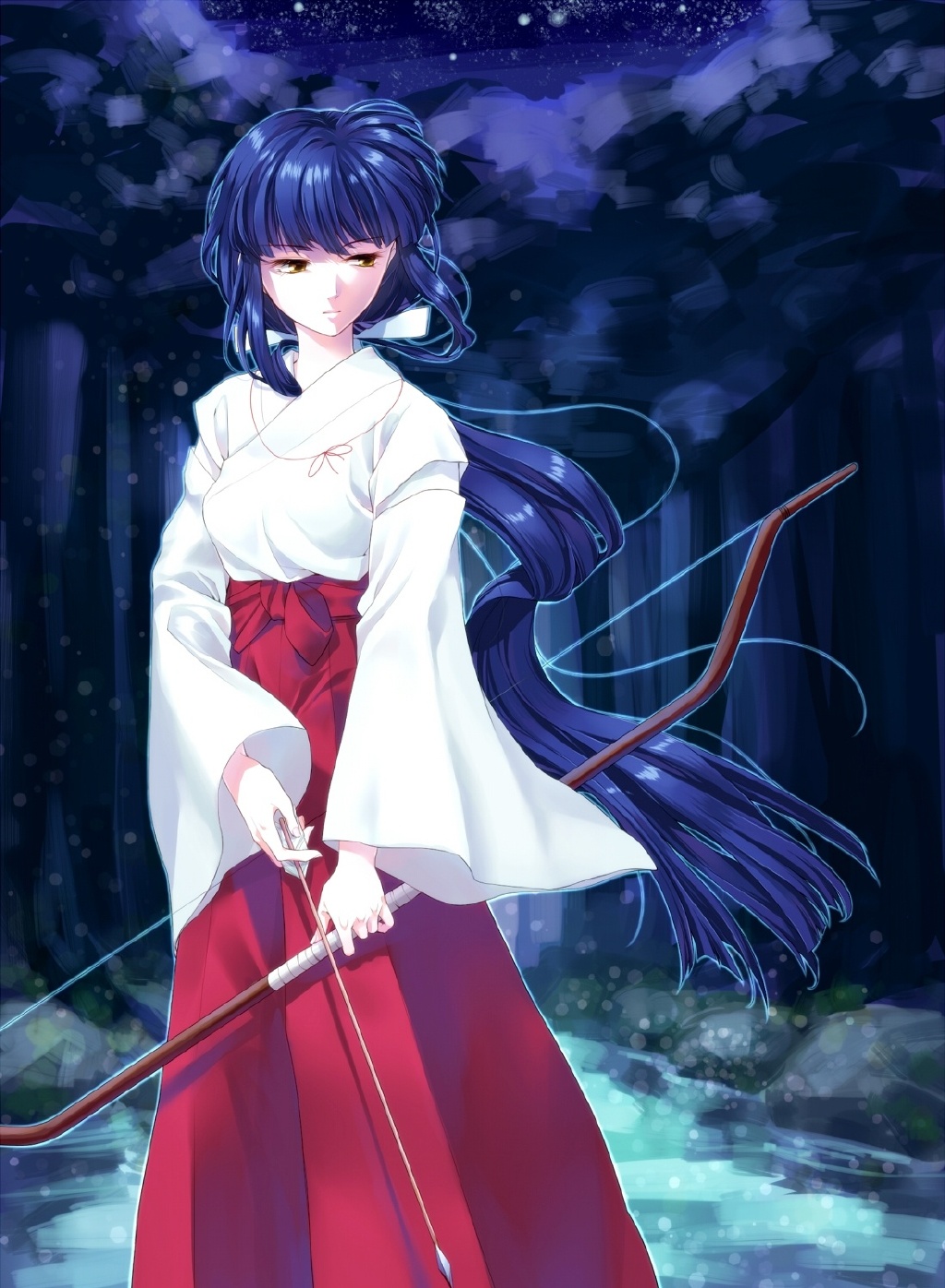 【P站美图】清冷温柔的童年女神!《犬夜叉》桔梗壁纸特辑