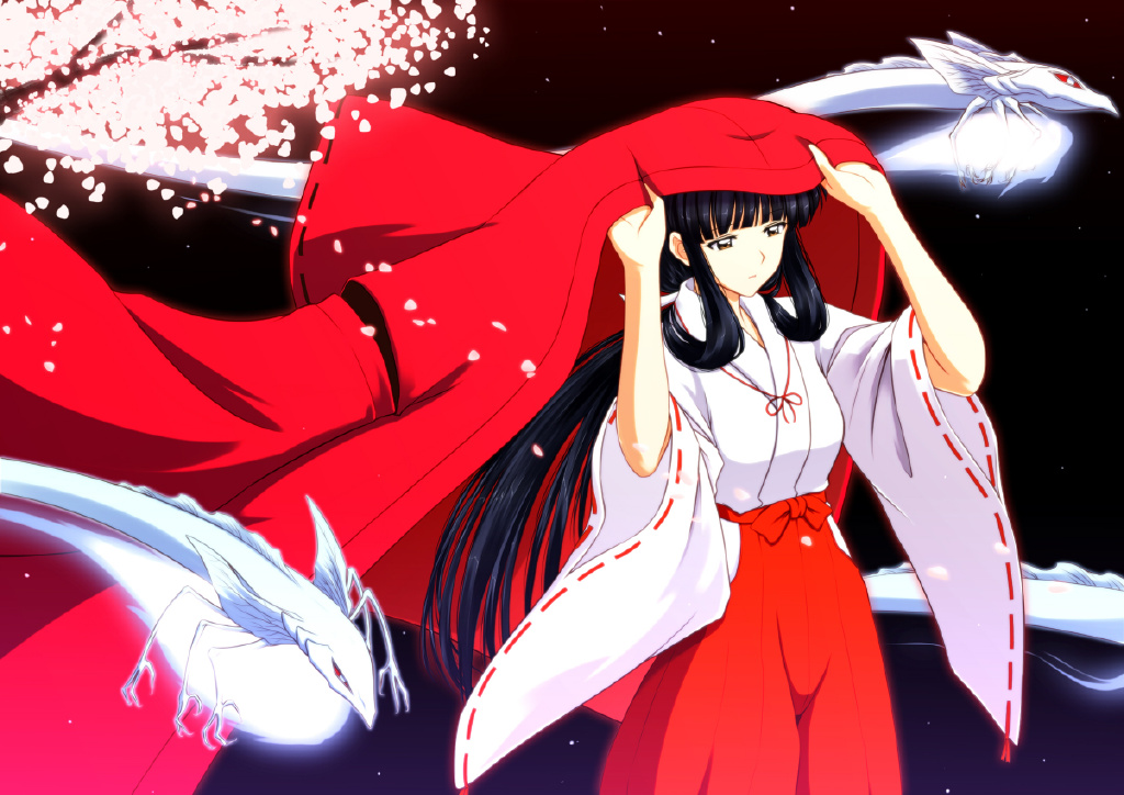【P站美图】清冷温柔的童年女神!《犬夜叉》桔梗壁纸特辑