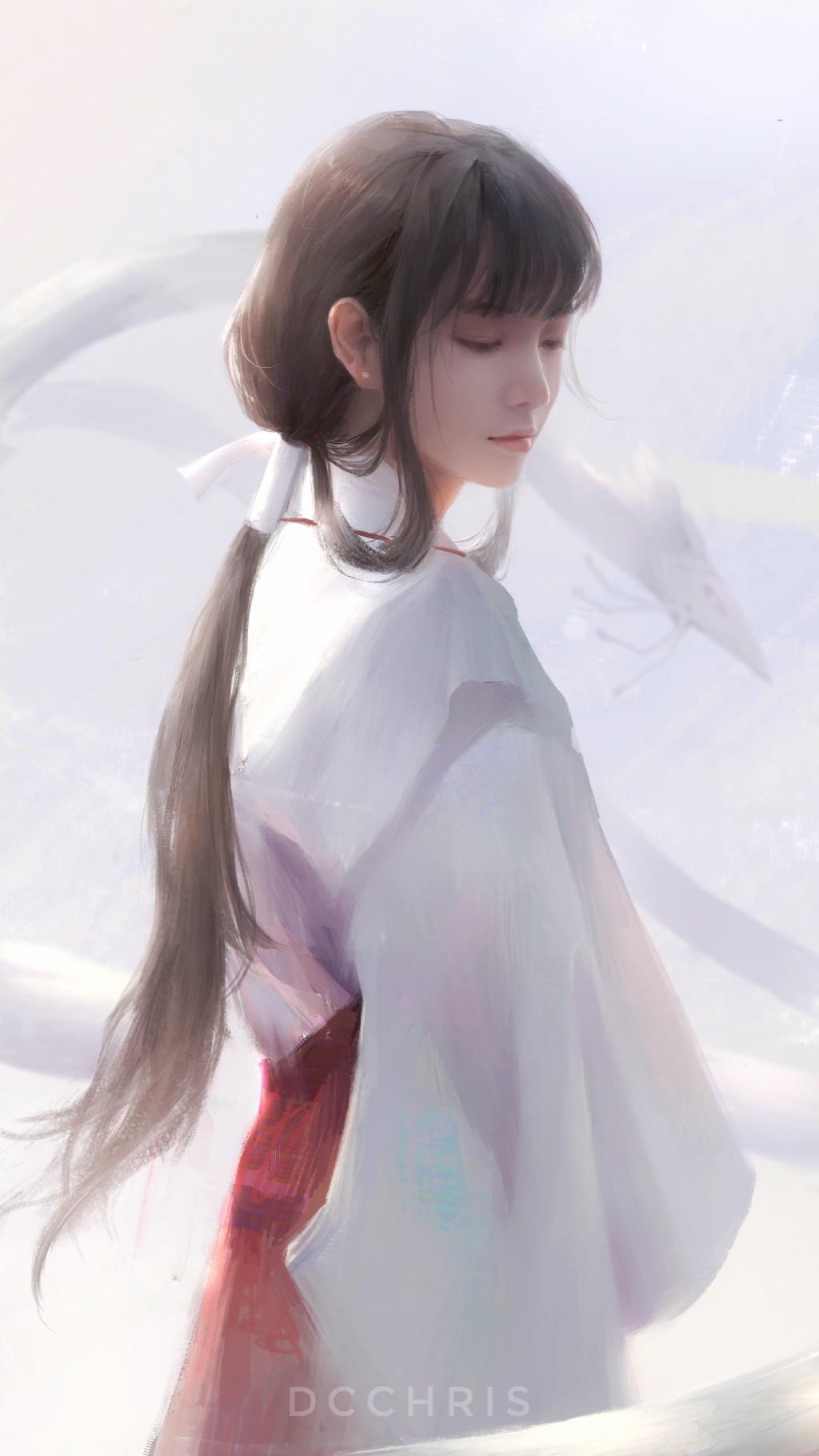 【P站美图】清冷温柔的童年女神!《犬夜叉》桔梗壁纸特辑