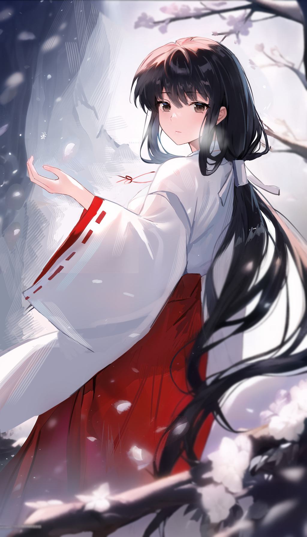 【P站美图】清冷温柔的童年女神!《犬夜叉》桔梗壁纸特辑