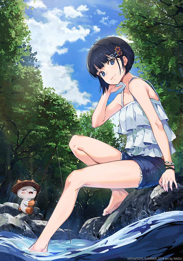 魅力二次元美少女!画师Nagu的插画作品推荐