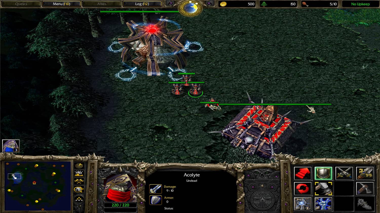 魔兽争霸3:冰封王座 v1.26 高清中文版+战役+几千张单机地图 RTS游戏