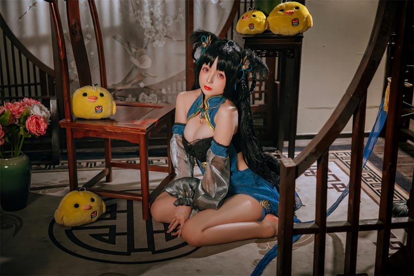 日奈娇 碧蓝航线 大潮旗袍COS