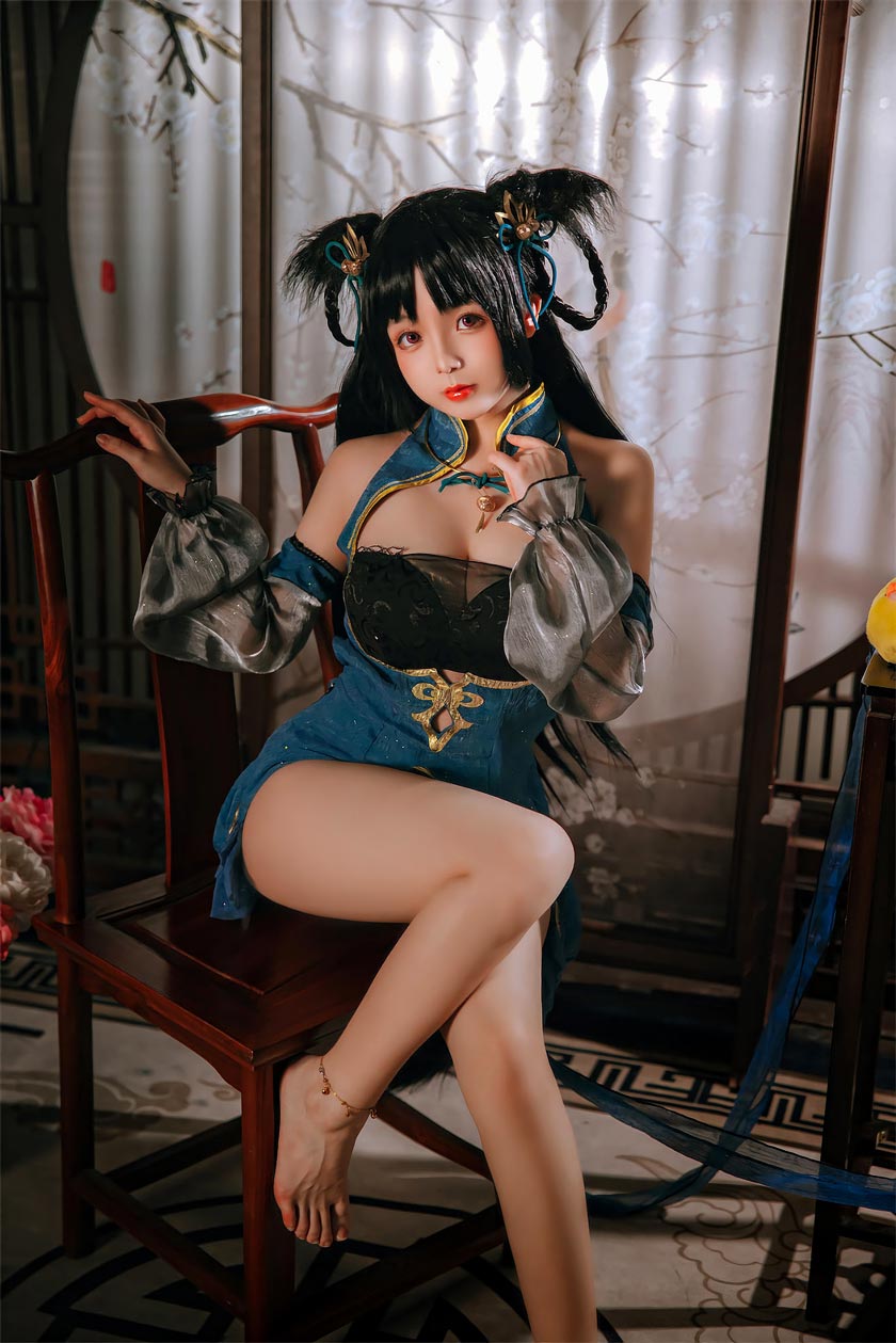 日奈娇 碧蓝航线 大潮旗袍COS