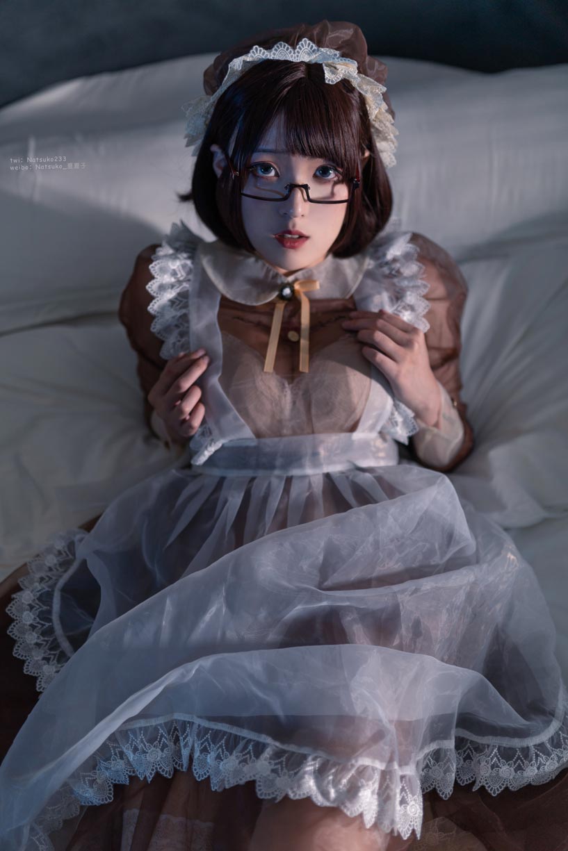 Natsuko夏夏子 透明女仆COS