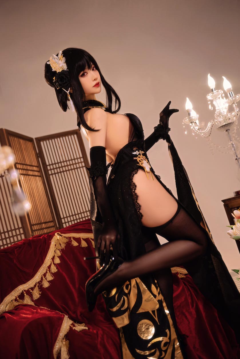 Shika小鹿鹿 碧蓝航线镇海 奇奢花苑