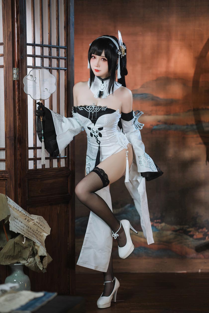 焖焖碳 碧蓝航线 鎮海 白黑礼服