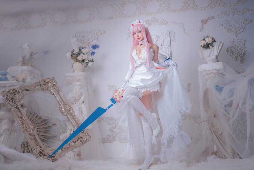 妍子坚不可摧 花嫁COS