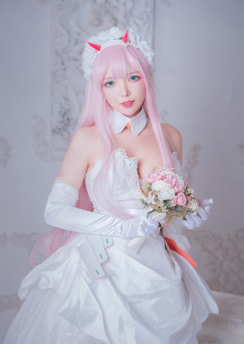 妍子坚不可摧 花嫁COS