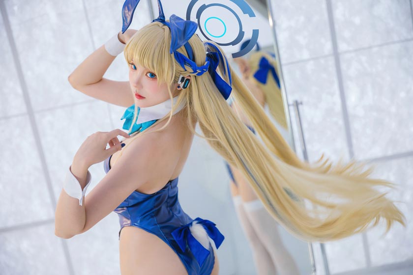 瓜希酱 飞鸟马时兔女郎COS