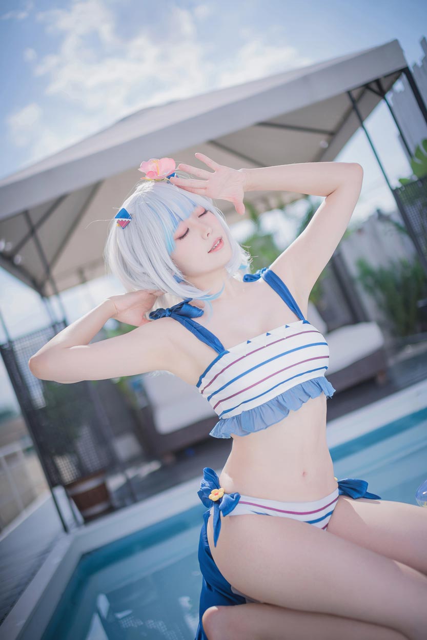ElyEE子 Gawr Gura Swimsuit