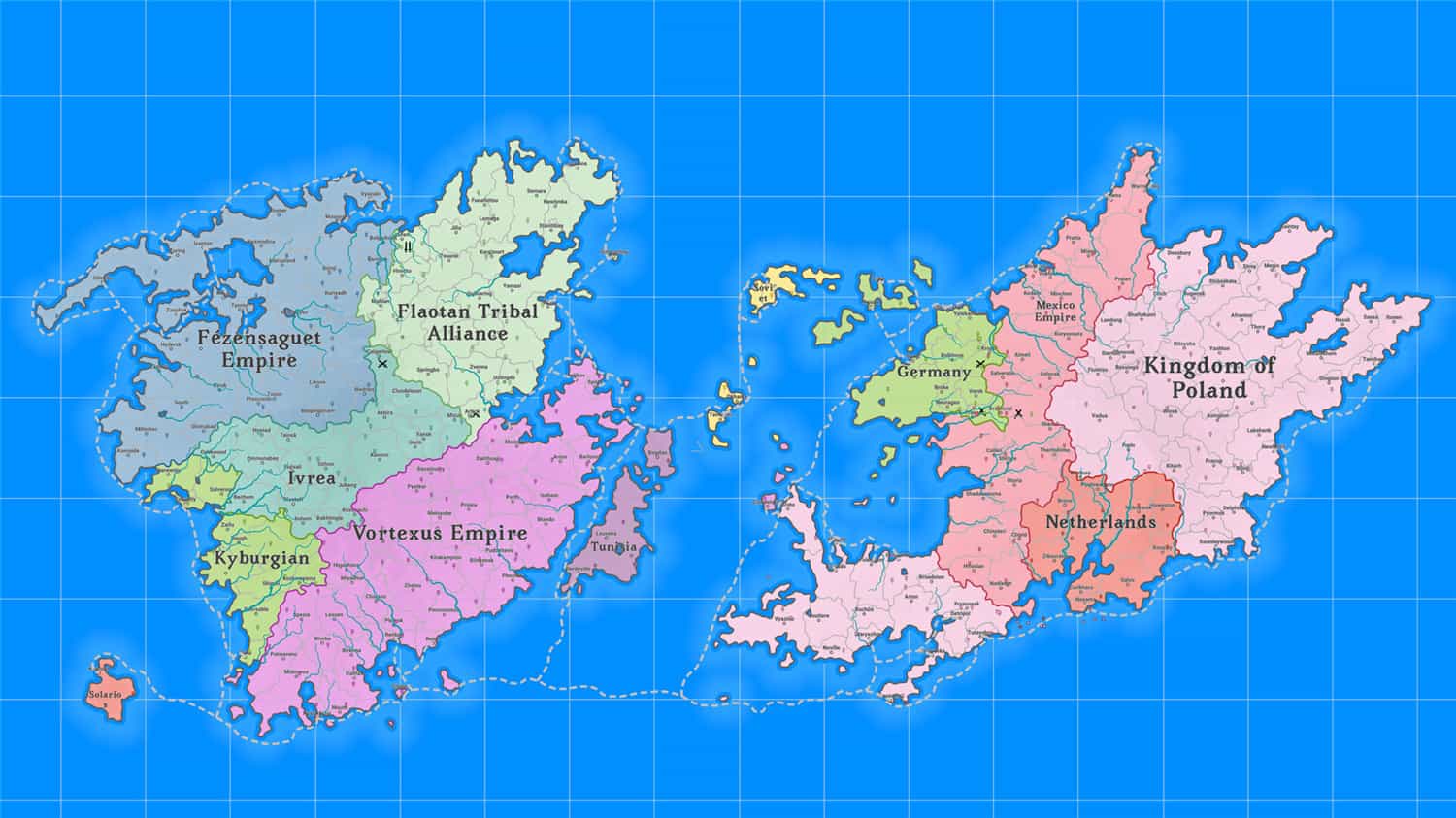 《架空地图模拟器/Fantasy Map Simulator》