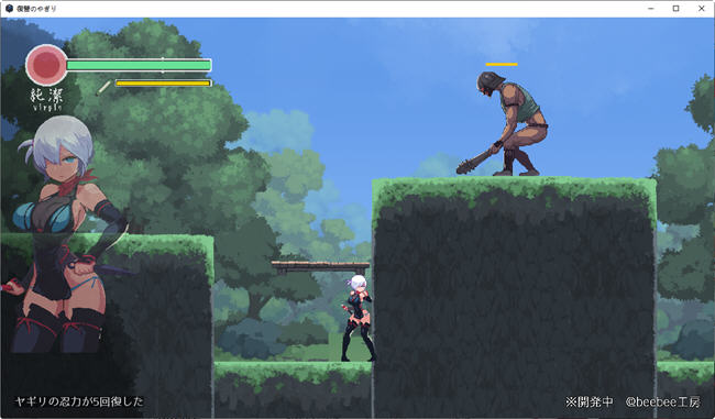 复仇的夜雾 V0.31 动作确认日文版 像素ACT游戏-4 复仇的夜雾 V0.31 动作确认日文版 像素ACT游戏-4