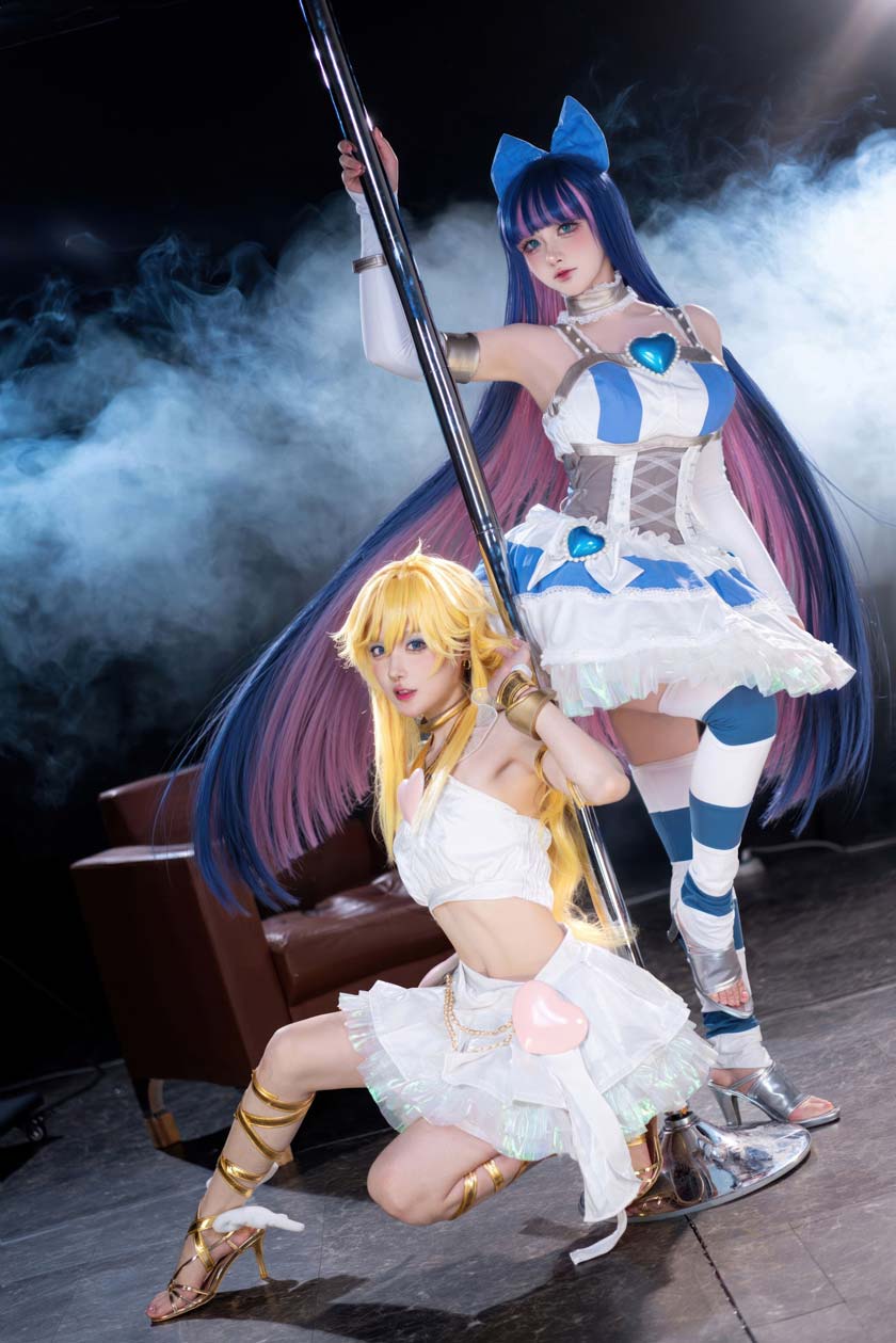 阿包也是兔娘&苏苏苏Sofia 吊带袜天使