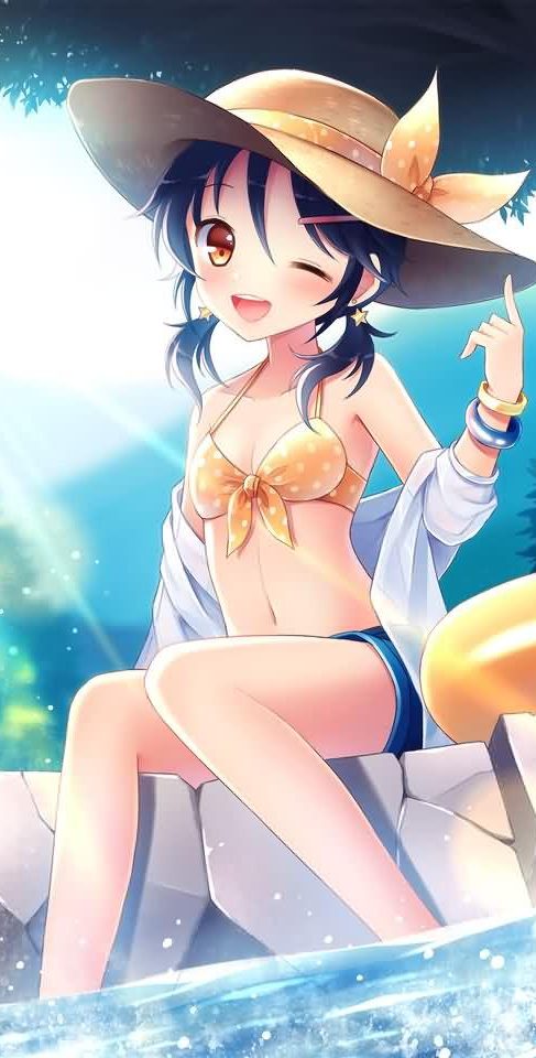 【P站精选】夏季绅士必备，《动漫萌妹泳装》高清墙纸特辑！
