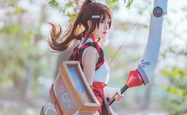 桜桃喵 – 花见巫女 超精美cosplay美图