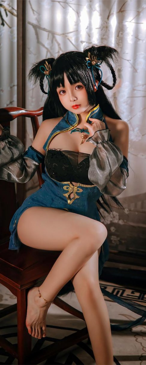 日奈娇 碧蓝航线 大潮旗袍COS