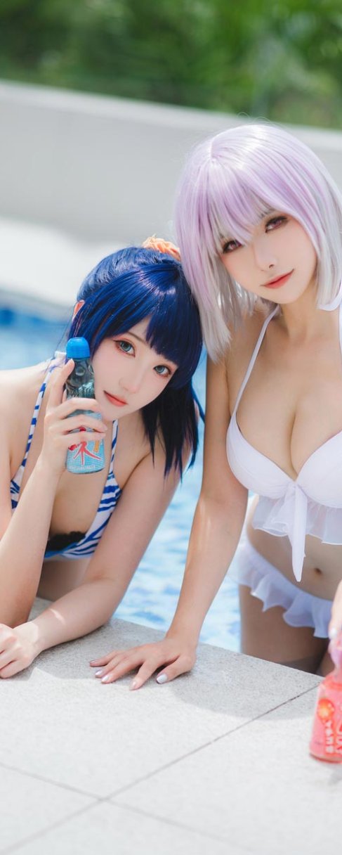 Momoko葵葵&瓜希酱 宝多六花&新条茜 泳装