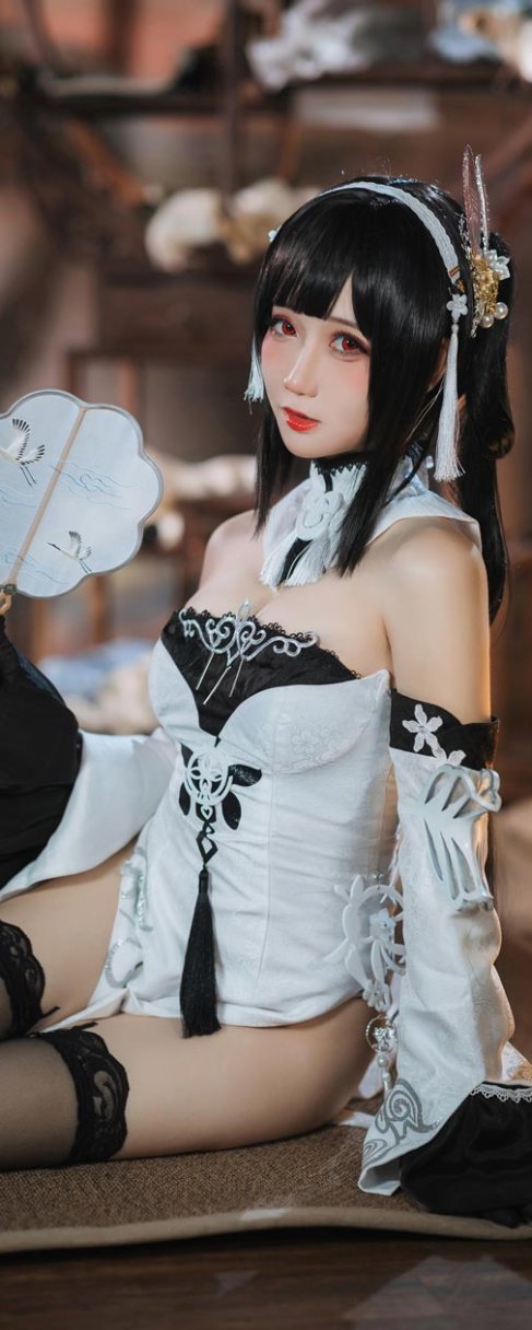 焖焖碳 碧蓝航线 鎮海 白黑礼服