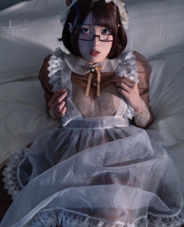 Natsuko夏夏子 透明女仆COS
