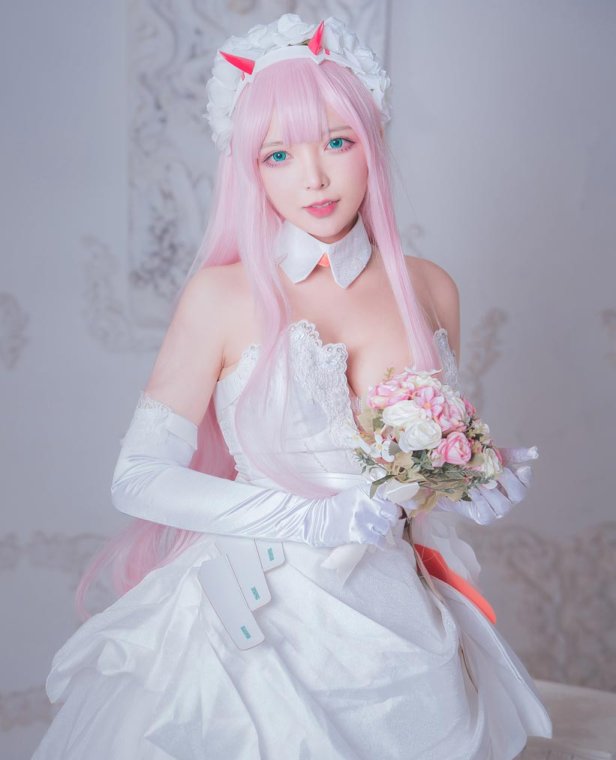 妍子坚不可摧 花嫁COS