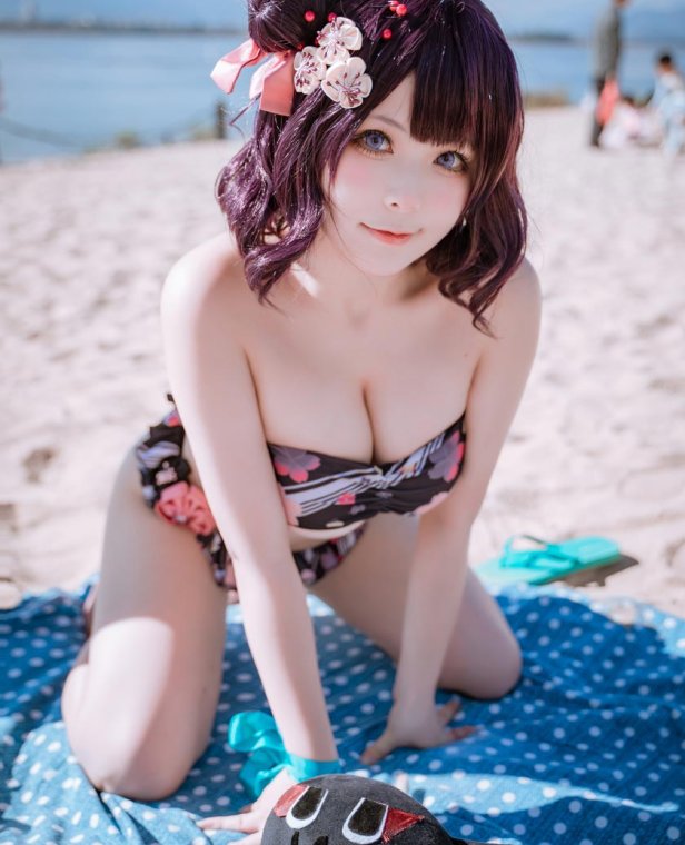 w百合欧皇子w 沙滩
