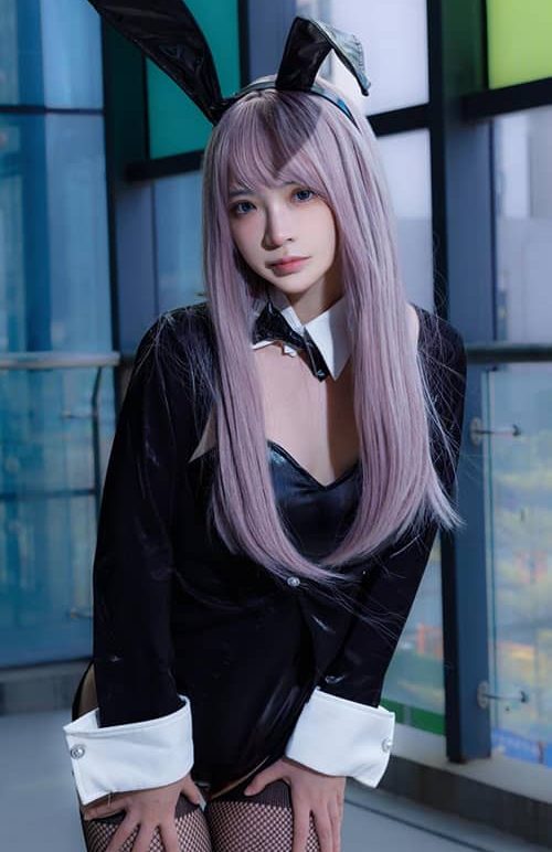 疯猫ss 紫发礼服兔COS