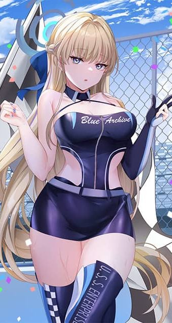 碧蓝档案 飞鸟马时 赛车女郎