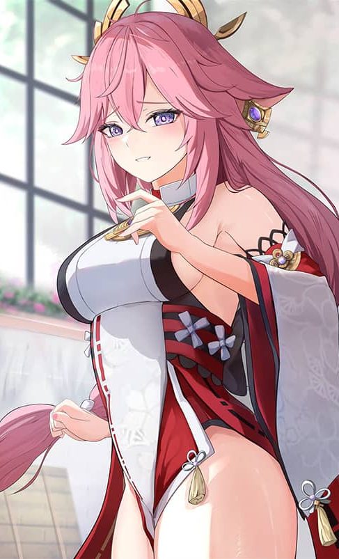 【P站画师】原神八重神子珐露珊 画师YENI的插画作品