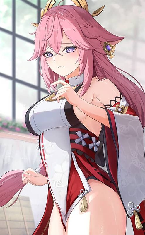 【P站画师】原神八重神子珐露珊 画师YENI的插画作品