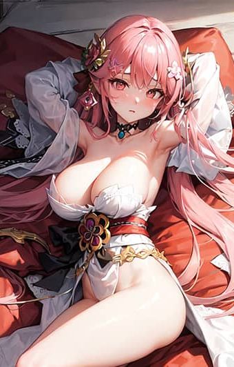 【P站画师】白色兽耳 神子AI绘画