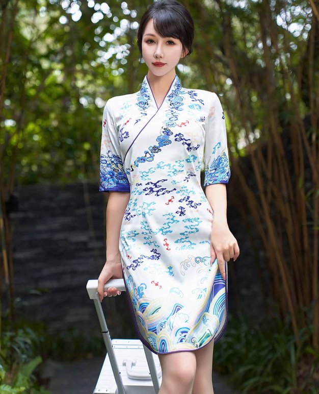 波巧酱 中国风制服