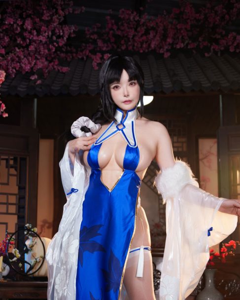 秋和柯基 碧蓝航线 定安旗袍